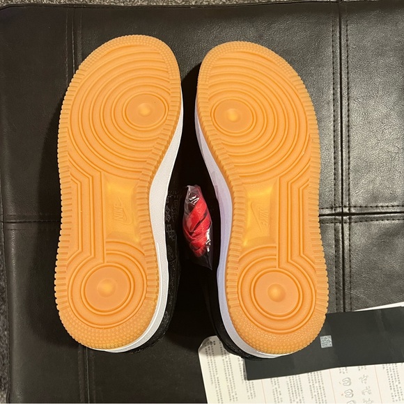 Nike Air Force 1 Low x Fragment x CLOT Black Silk CZ3986-001 Size 8.5 - Picture 5 of 10